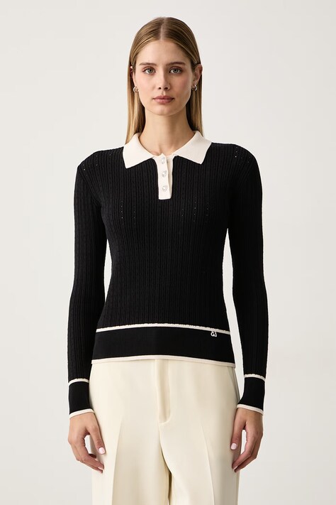 Gaudi Sweter damski czarny 621BD53063