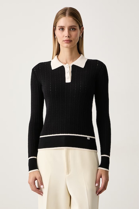 Gaudi Sweter damski czarny 621BD53063