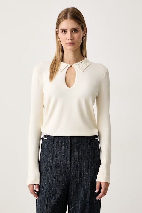 Gaudi Sweter damski beżowy 621BD53056