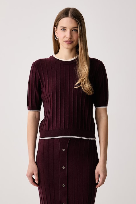 Paul&Shark Pulover pentru femei din lână burgund 16351009