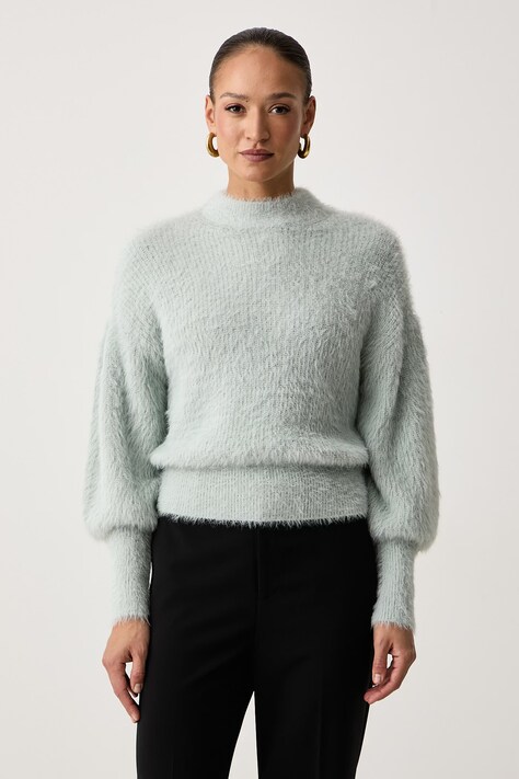 Guess Sweter damski KEYLA turkusowy W6BR80 Z1839
