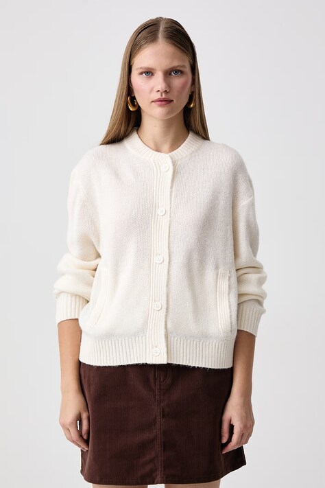Vans Ζακέτα γυναικεία Teddy Round Neck μπεζ VN000UCPC9F1