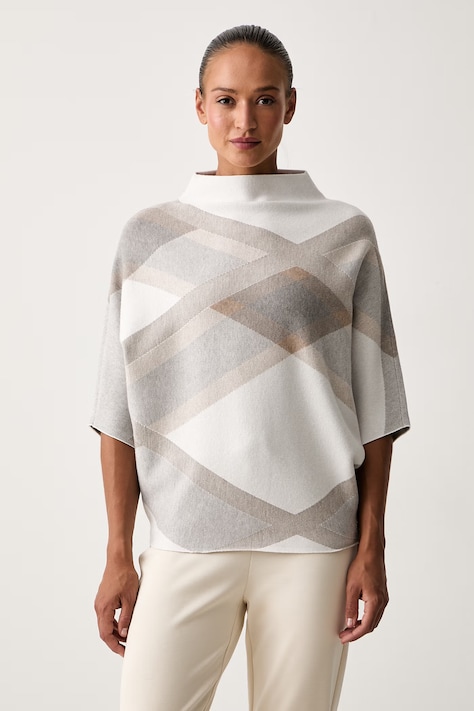Joseph Ribkoff sweter damski z wiskozą szary 263947