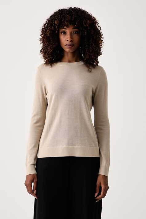 MM by Max Mara sweter damski wełniany MMLTEMPO beżowy 2626366027600