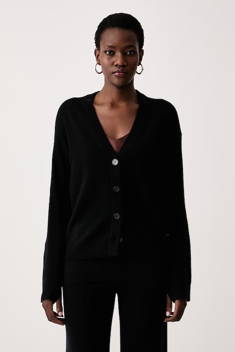 Zadig&Voltaire Ζακέτα γυναικεία κασμίρι MIRKAZ μαύρη KWCA01722