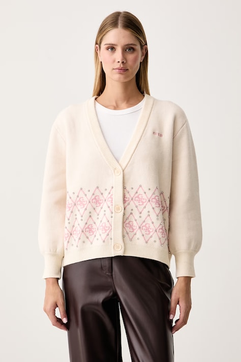Guess Жилетка дамска LILY бежова V6BR17 Z2279