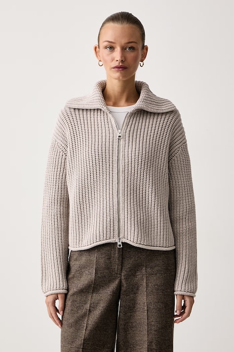 Marc O'Polo Cardigan pentru femei din bumbac bej 5000012278