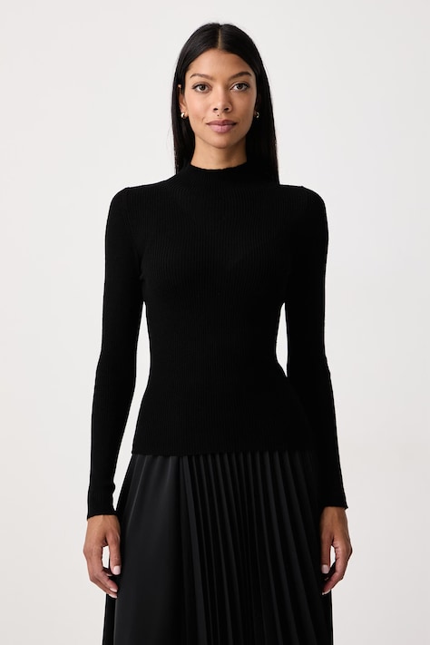 Twinset Ημιζιβάγκο γυναικείο μάλλινο μαύρο 262TT3223