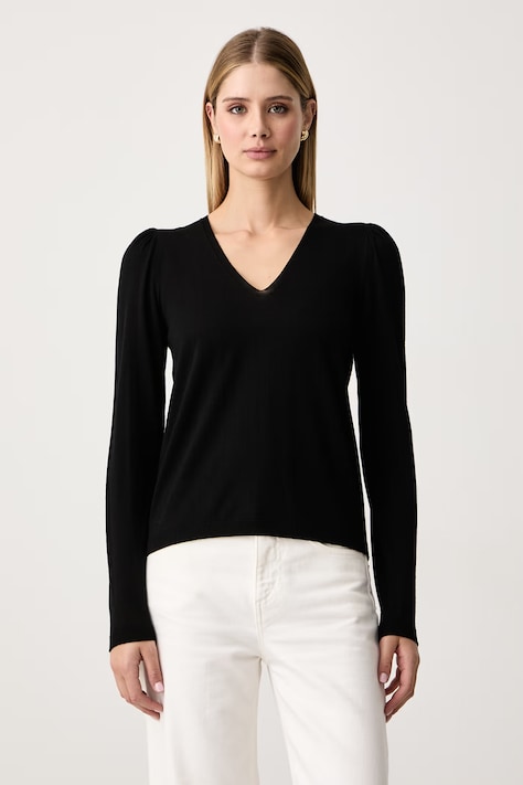 Twinset Pulover za žene od vune crni 262TT3222