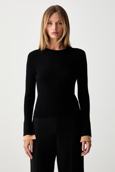 Twinset пуловер дамски черен 262AP3251
