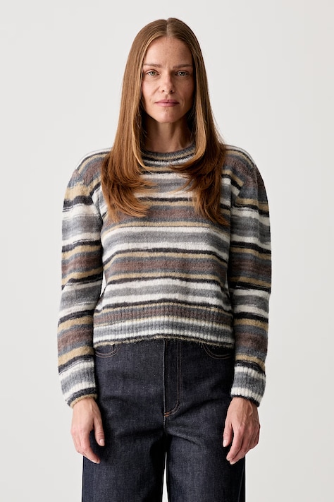 A.P.C. пуловер дамски с вълна pull gabby многоцветен WPABG.F23515
