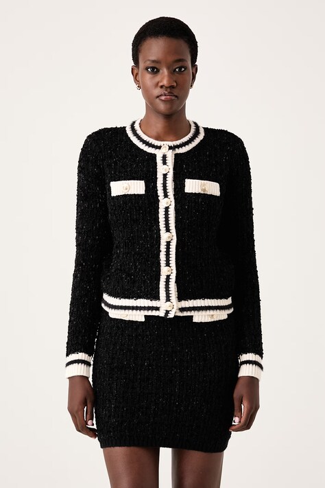 Guess Kardigan dámský AOMORI černý W6BR75 Z1764