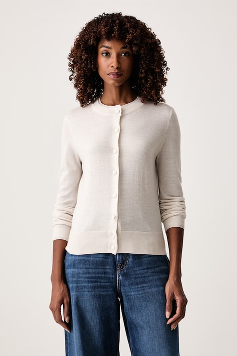 Guess Kardigan za žene od merino vune PRISCILLA bež W6BR32 Z1425