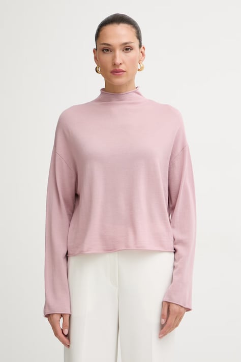 Marc O'Polo longsleeve damski wełniany różowy 5000014421