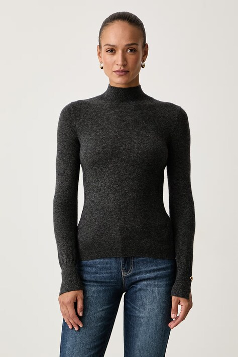 Marciano by Guess Pulover za žene s dodatkom kašmira HELSINKI sivi G6BR06 Z1520