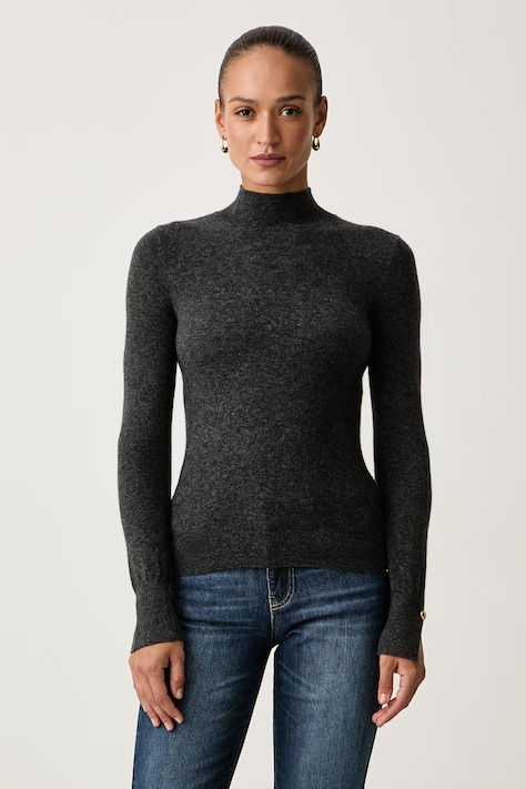 Marciano by Guess Pulover za žene s dodatkom kašmira HELSINKI sivi G6BR06 Z1520
