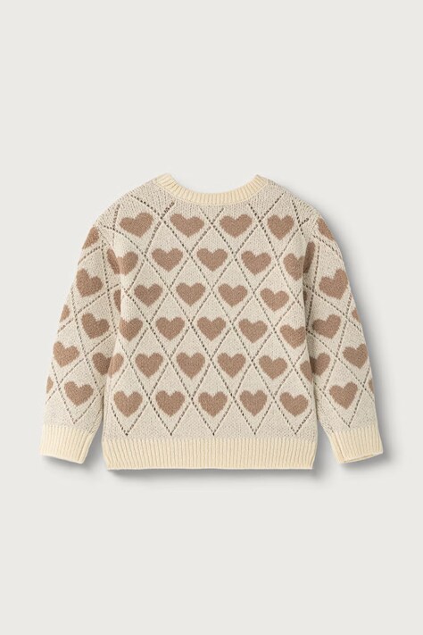 United Colors of Benetton Sweter dziecięcy beżowy 1OHHH103D