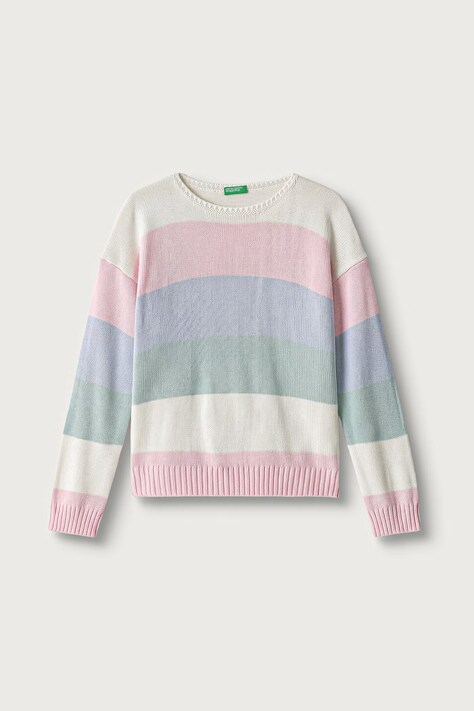 United Colors of Benetton Pulover pentru copii roz 1070Q108J