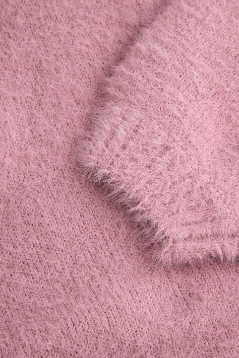 Coccodrillo Sweter dziecięcy fioletowy WINTER COSY GRIL JUNIOR