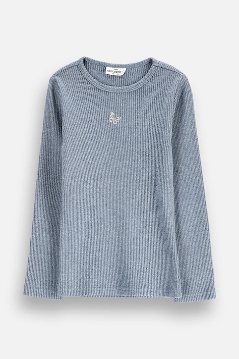 Coccodrillo Sweter dziecięcy niebieski FAIR FROST GIRL KIDS