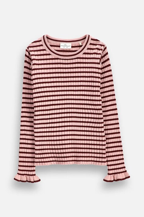 Coccodrillo Sweter dziecięcy różowy FAIR FROST GIRL JUNIOR