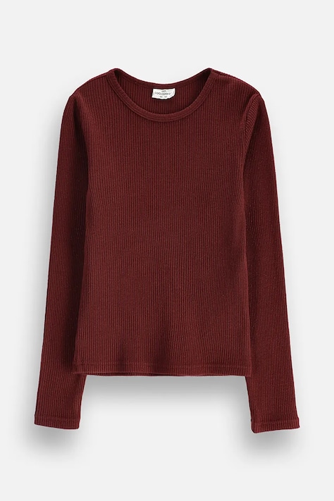 Coccodrillo Sweter dziecięcy bordowy FAIR FROST GIRL JUNIOR