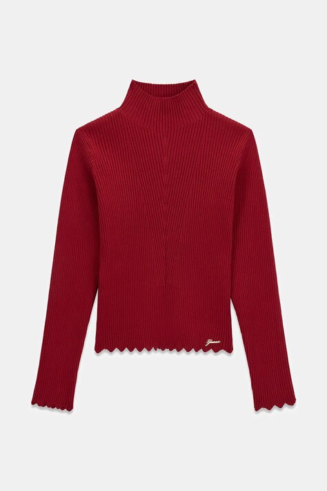 Guess Sweter dziecięcy z wiskozą czerwony J6BR29 Z1931