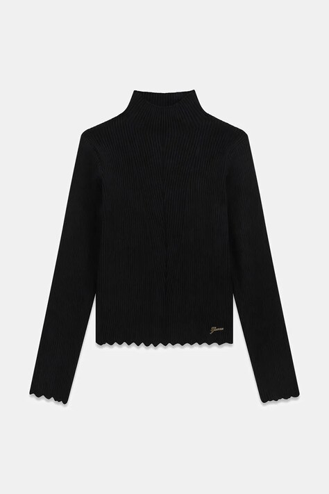 Guess Sweter dziecięcy z wiskozą czarny J6BR29 Z1931