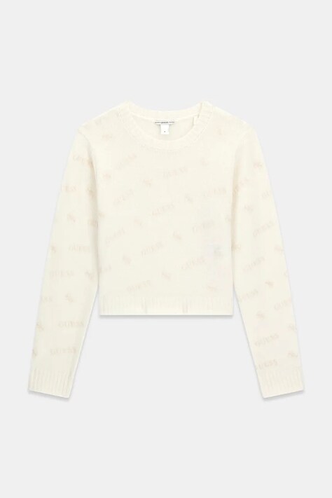 Guess Sweter dziecięcy z wełną beżowy J6BR11 Z1345