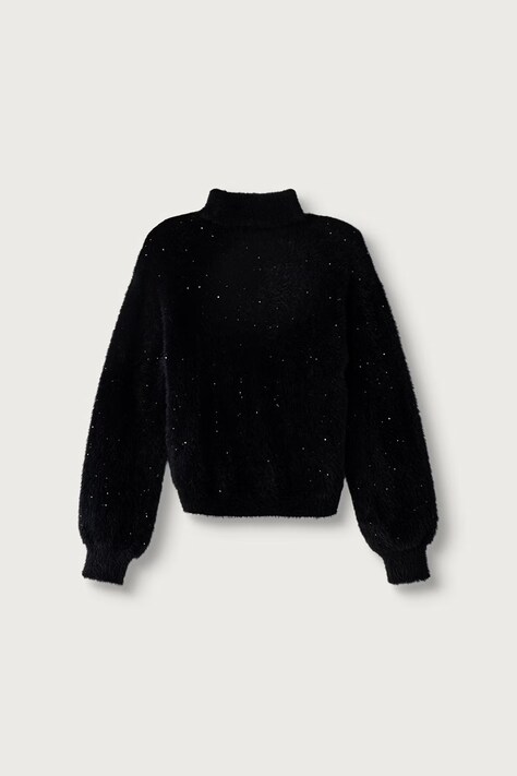 Guess Sweter dziecięcy czarny J6BR06 Z1340
