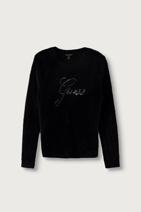Guess Sweter dziecięcy czarny J6BR03 Z1335