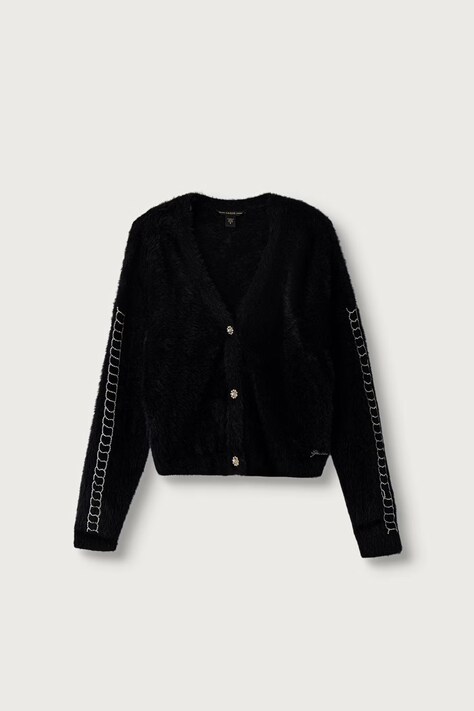 Guess Kardigan dziecięcy czarny J6BR02 Z1334