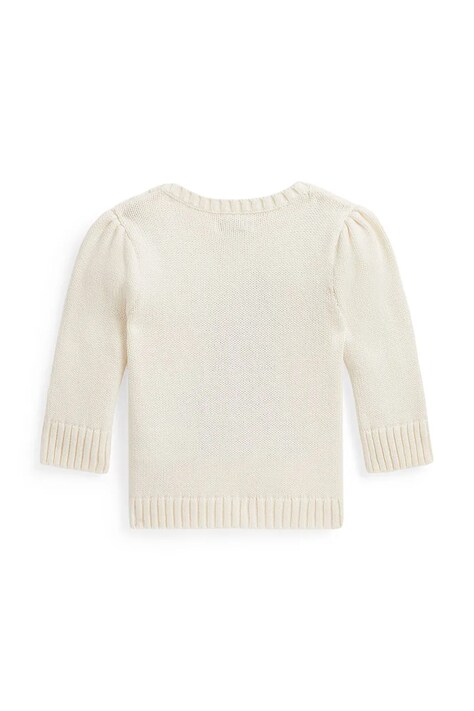 Polo Ralph Lauren Sweter dziecięcy bawełniany beżowy 310B28302001