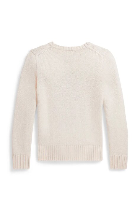 Polo Ralph Lauren Sweter dziecięcy bawełniany beżowy 313B26004001