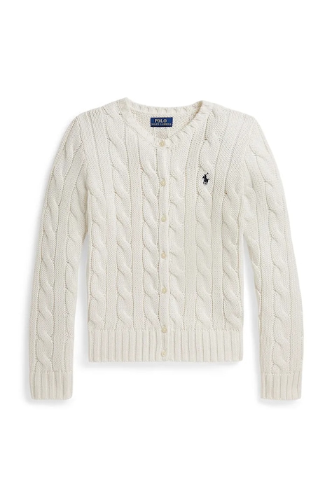 Polo Ralph Lauren kardigan otroški bombažen bež 313B25968003
