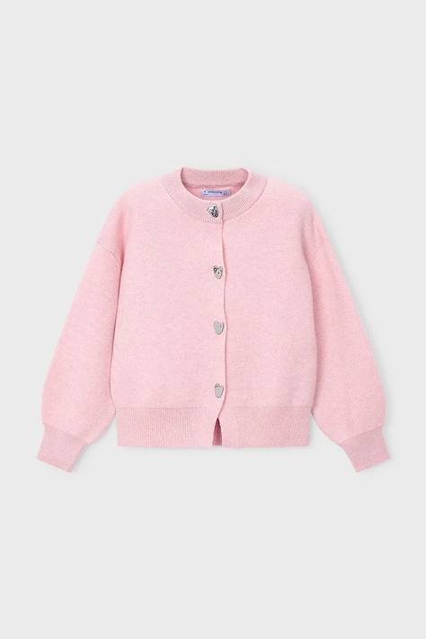 Mayoral cardigan per bambini con viscosa rosa 4326
