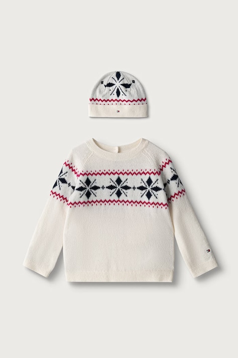 Tommy Hilfiger Dziecięce z bawełną białe KN0KN02326