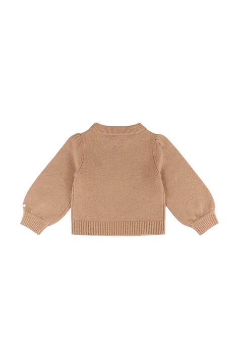 Donsje Sweter dziecięcy z wełny merino Denna Merino Wool Sweater Duck brązowy 4090703