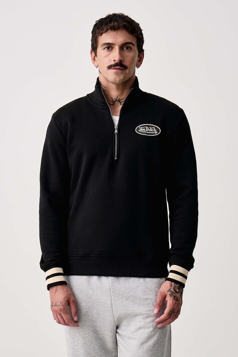 Von Dutch Bluza męska z bawełną czarna VD/1/SWT/ALEC/NR