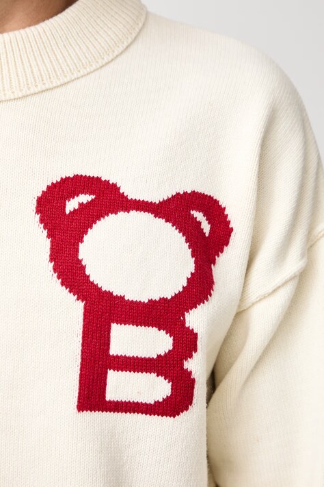 Baron Filou светр чоловічий з вовною — AW26-SWMZC6, бежевий — фото 5