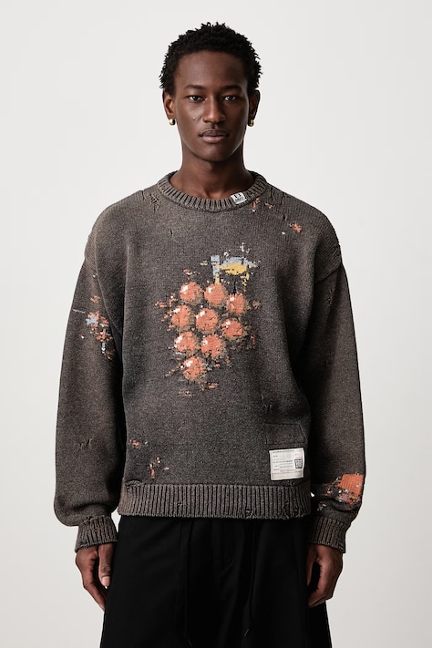 Maison MIHARA YASUHIRO Sweater with wool Men's brown A17SW512