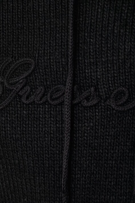 Guess Jeans светр чоловічий з додаванням вовни — AW26-SWMZDZ, чорний — фото 5