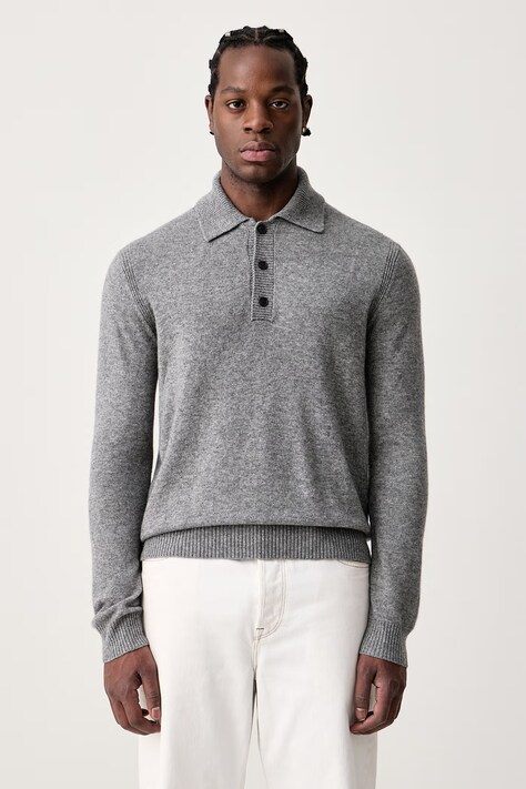 Baldessarini Sweter męski wełniany szary B4 50057.5259