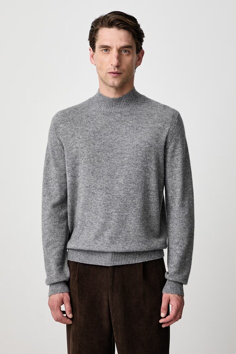 Baldessarini Sweter męski wełniany szary B4 30130.5259