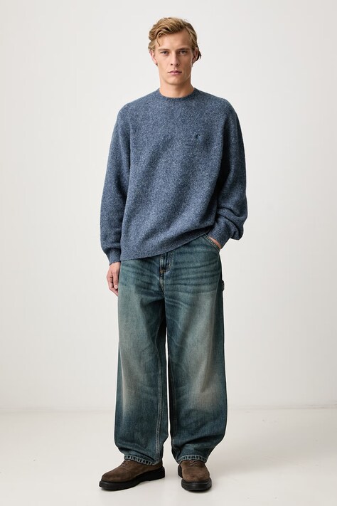 Carhartt WIP Curtis Sweater men's blue I035394
