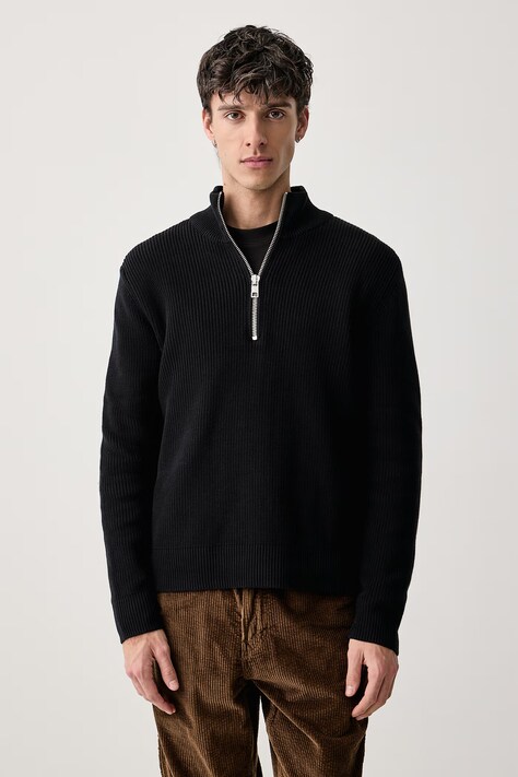 Marc O'Polo Sweter męski bawełniany czarny 5000016563