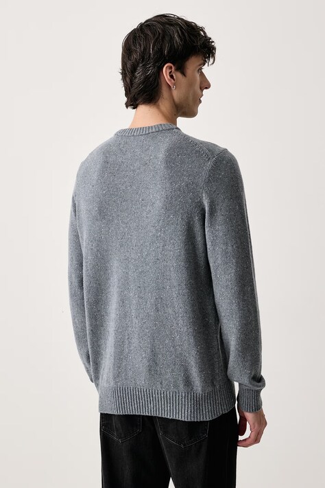 Marc O'Polo Sweter męski z wełną beżowy 5000010525