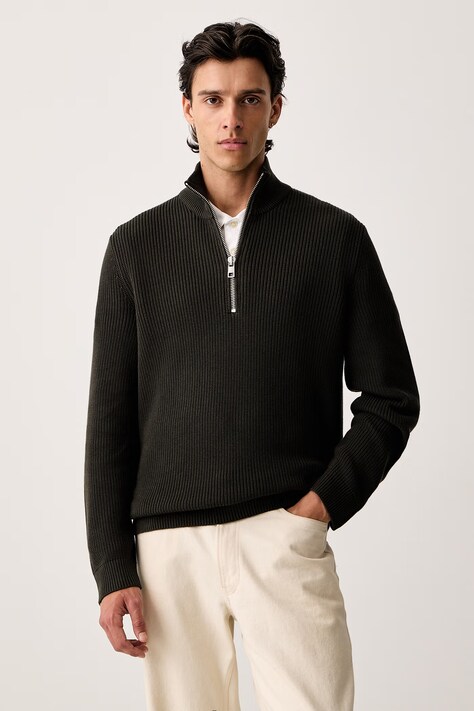 Marc O'Polo Sweter męski bawełniany zielony 5000007596