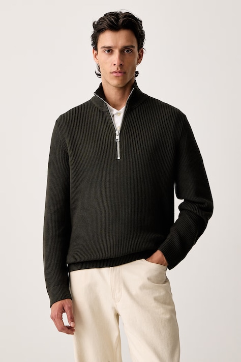 Marc O'Polo Sweter męski bawełniany zielony 5000007596