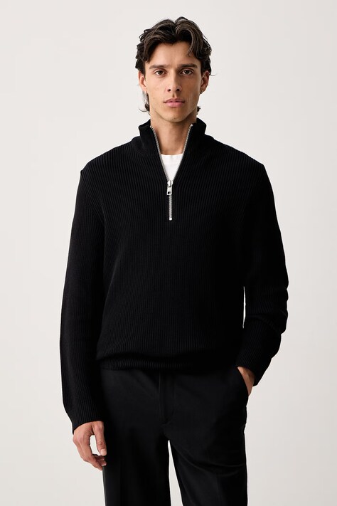 Marc O'Polo Sweter męski bawełniany czarny 5000007596